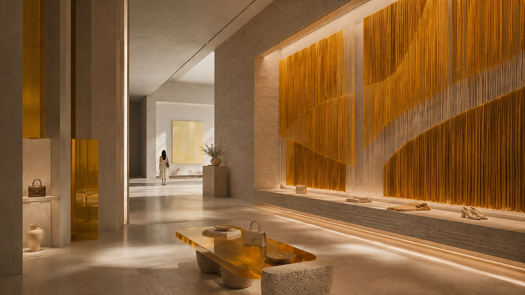 A premium brand activation space built with cultural depth — an example of what cultural brand building investment looks like in practice.