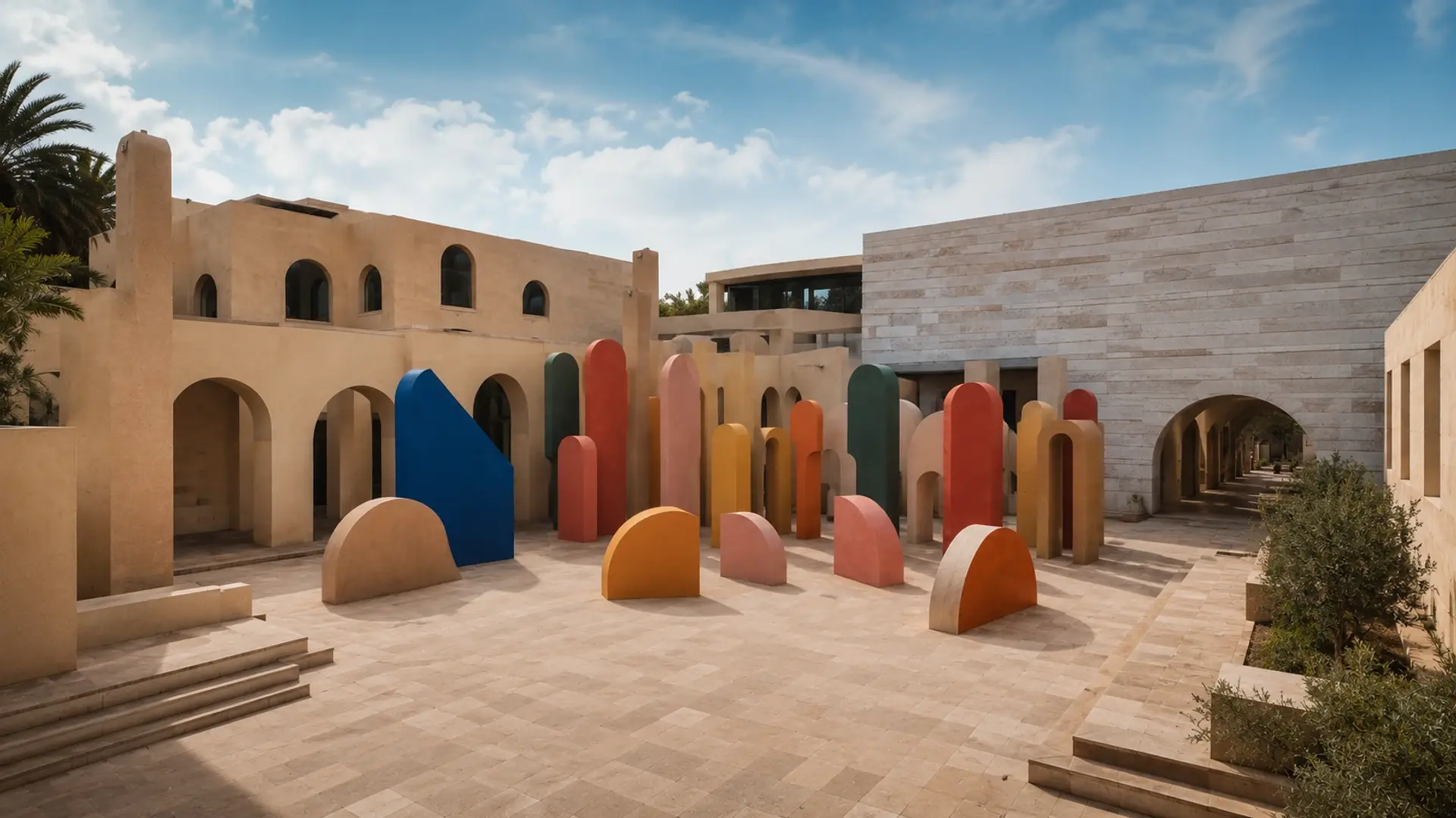 Colorful brand activation with an engaged audiences