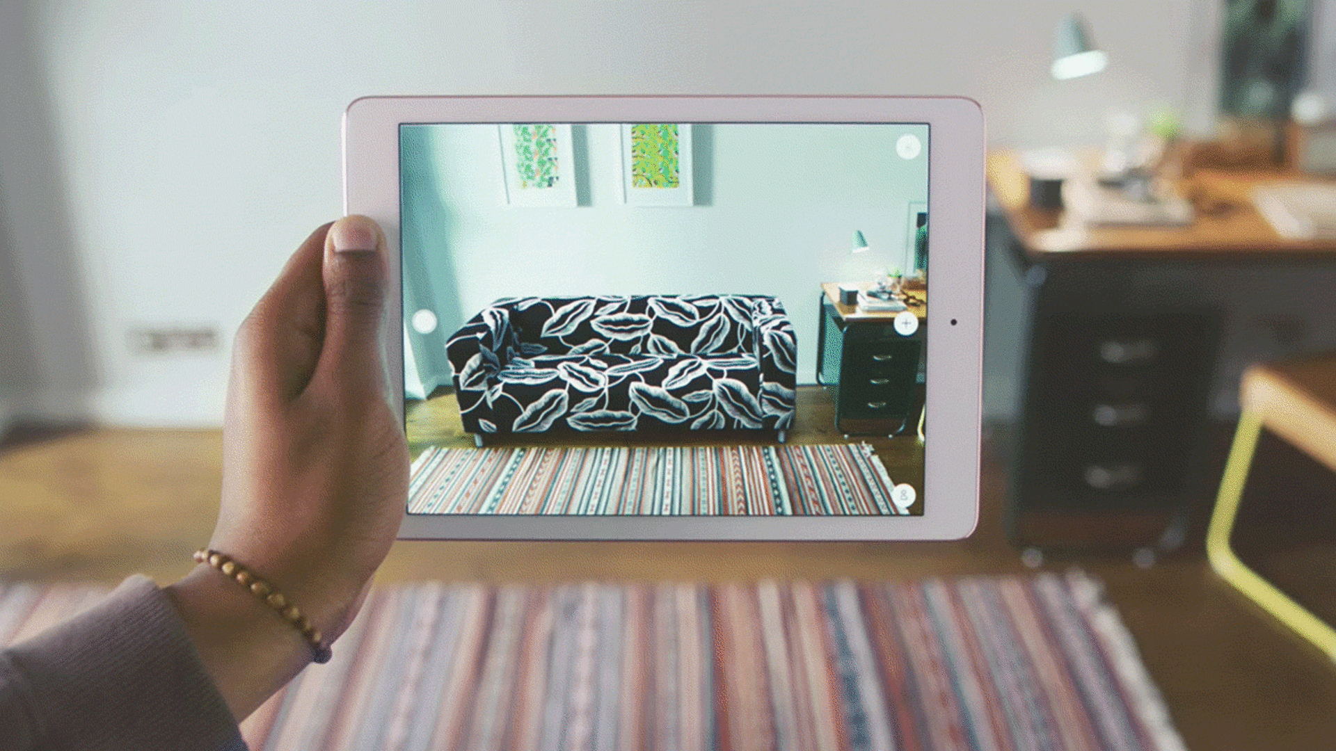 How is augmented reality used in marketing?